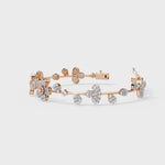Load and play video in Gallery viewer, Elegant Floral Moissanite Bracelet
