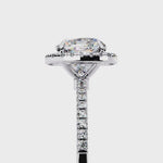Load and play video in Gallery viewer, Cushion Cut Lab Grown Diamond Engagement Ring With Halo
