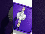 Load and play video in Gallery viewer, Elongated Cushion Cut Lab Grown Diamond Engagement Ring | Marquise &amp; Round Accents

