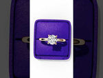 Load and play video in Gallery viewer, Round Cut Moissanite Engagement Ring | Classic 4-Prong Solitaire | Ethical &amp; Sustainable Bridal Jewelry
