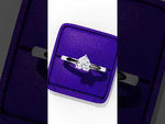 Load and play video in Gallery viewer, Heart Cut Lab Grown Diamond Engagement Ring | Solitaire White Gold Ring | Ethical &amp; Sustainable Love
