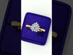 Load and play video in Gallery viewer, Heart Cut Lab Grown Diamond Engagement Ring With Starburst Halo
